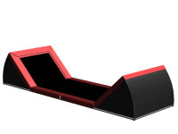 12SPRINGS CURVE XL Bodentrampolin